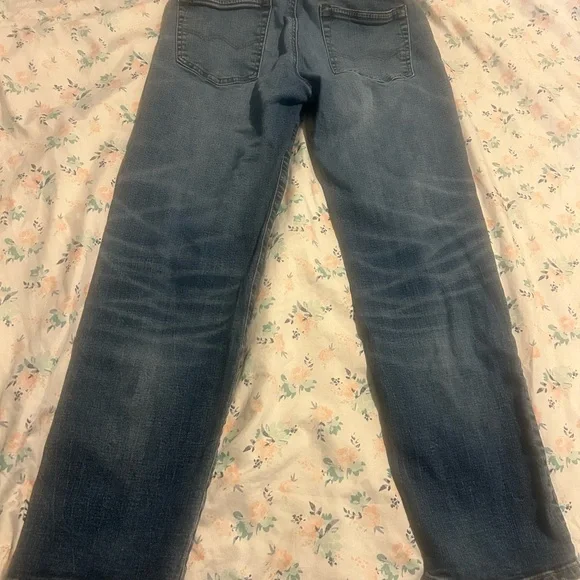 American Eagle Blue Faded Jeans Mens 29x30 Air Flex + Stretch Athletic Straight - Picture 4 of 8